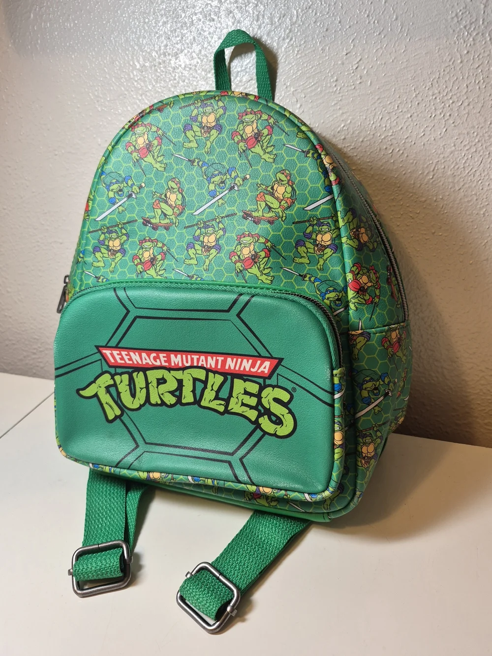 Loungefly Funko Green Teenage Mutant Ninja Turtles Mini Backpack